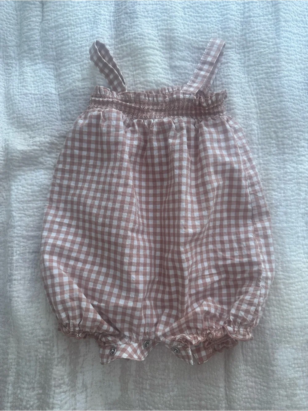 |Carter’s| Gingham Bubble Romper